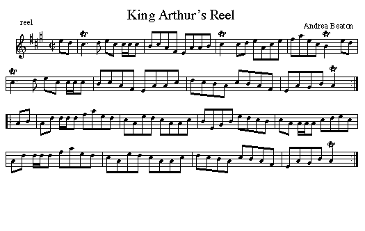 King Arthur- a reel by Andrea Beaton